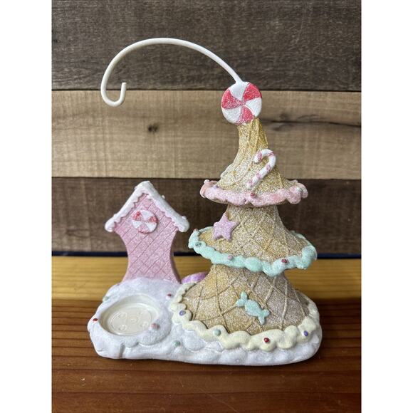Yankee Candle Pastel Gingerbread Christmas Tree Wax Warmer - No Hanging Dish - Picture 2 of 5